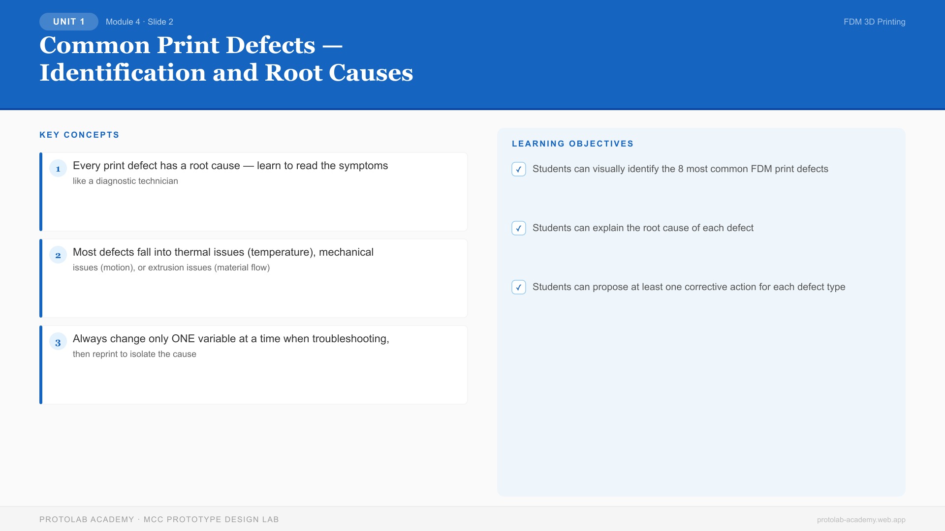 Common Print Defects — Identification and Root Causes