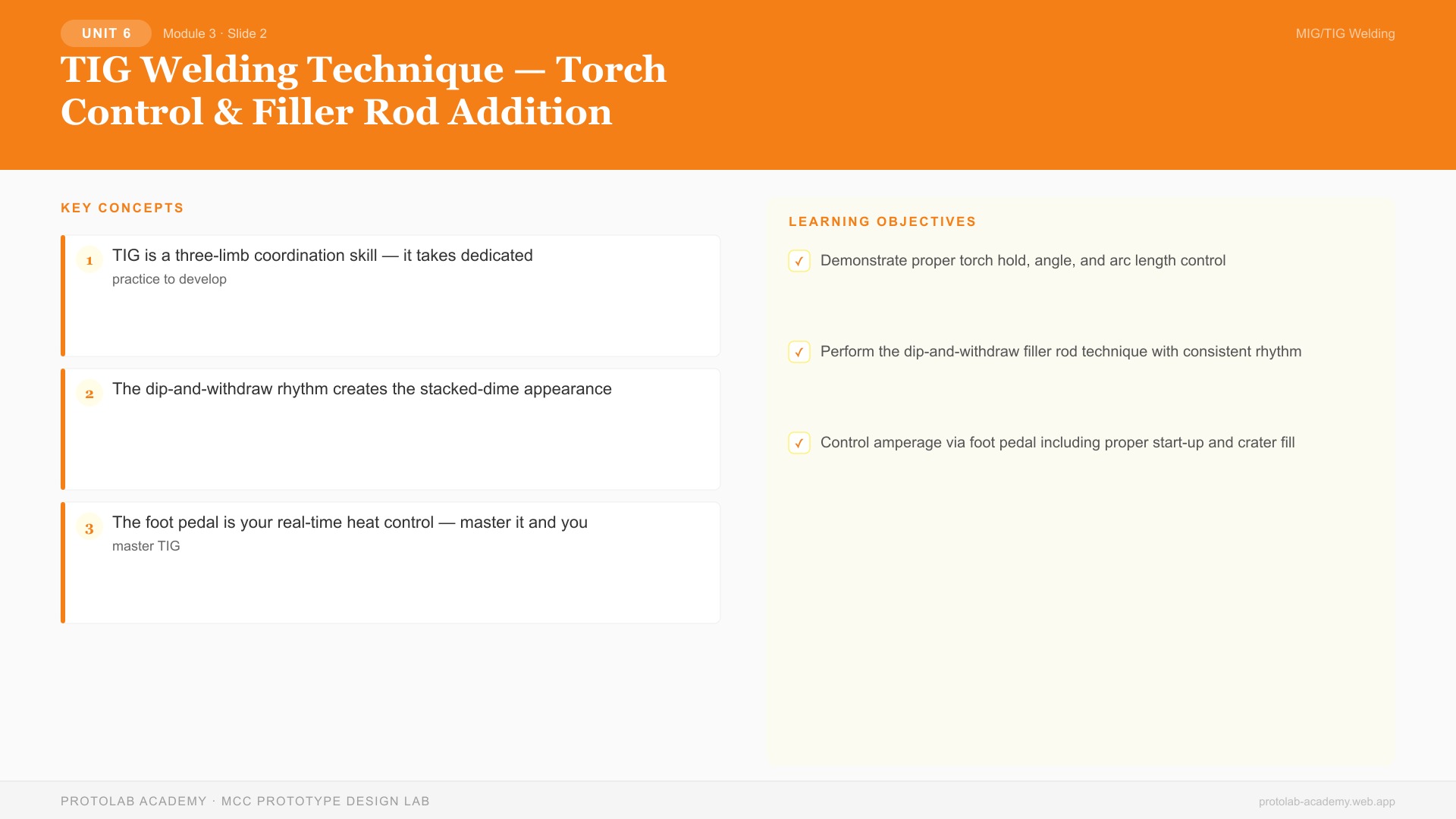 TIG Welding Technique — Torch Control & Filler Rod Addition
